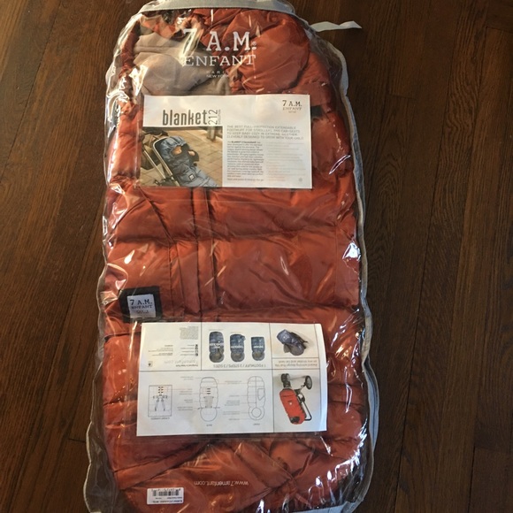 7am enfant blanket orange - Picture 4 of 16